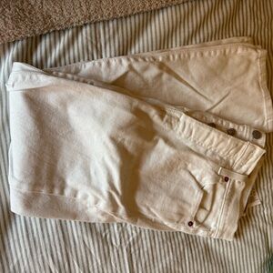 Levi’s White Wedgie Straight Jeans